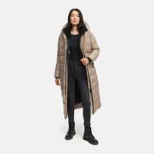 Marikoo Pakoraa Damen Winter Steppmantel Parka TaupeGrey Gr&ouml;&szlig;e XS - Gr.34