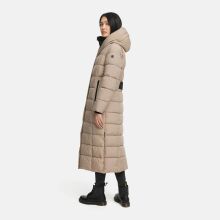 Marikoo Pakoraa Damen Winter Steppmantel Parka TaupeGrey Gr&ouml;&szlig;e XS - Gr.34