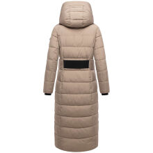 Marikoo Pakoraa Damen Winter Steppmantel Parka TaupeGrey Gr&ouml;&szlig;e XS - Gr.34