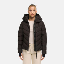 Marikoo Samuiaa modische Damen Winter Steppjacke Choco Gr&ouml;&szlig;e XS - Gr. 34