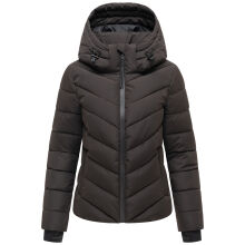 Marikoo Samuiaa modische Damen Winter Steppjacke Choco Gr&ouml;&szlig;e XS - Gr. 34