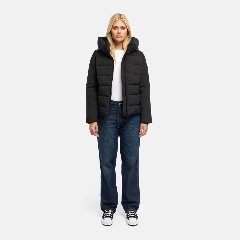 Marikoo Akiliaa Damen Steppjacke Schwarz