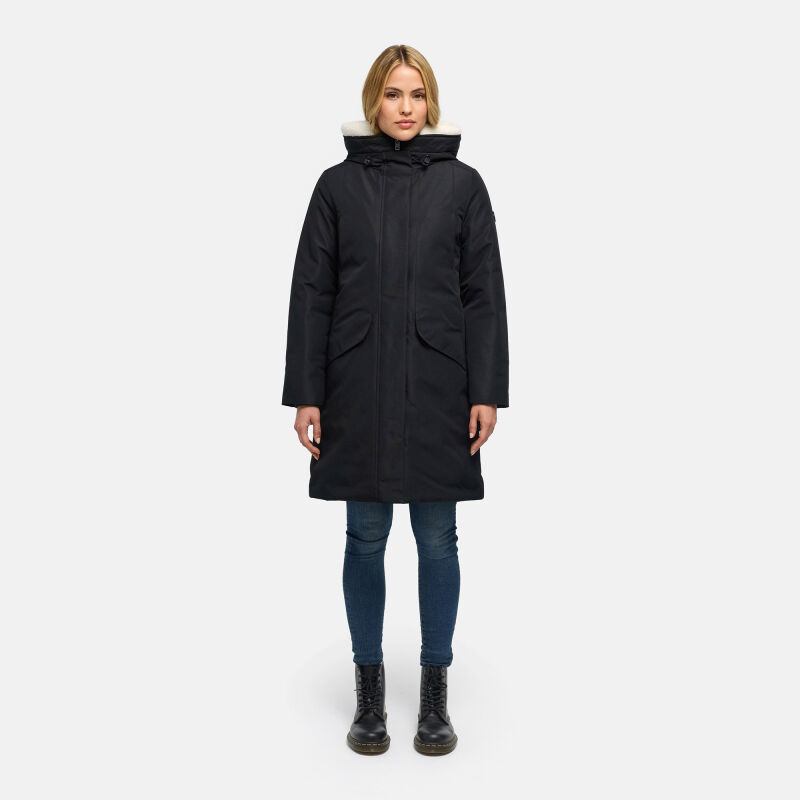 Navahoo Bibber-Beauty Damen Parka Schwarz Gr&ouml;&szlig;e XXL - Gr.44