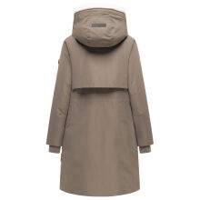Navahoo Bibber-Beauty Damen Parka Stone Brown Gr&ouml;&szlig;e S - Gr.36