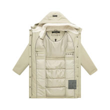 Navahoo Bibber-Beauty Damen Parka Pebble Grey Gr&ouml;&szlig;e XL - Gr.42