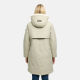 Navahoo Bibber-Beauty Damen Parka Pebble Grey Gr&ouml;&szlig;e XXXL - Gr.46