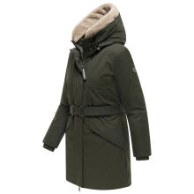 Marikoo Calistaa Damen Parka Dark Olive Gr&ouml;&szlig;e L - Gr.40