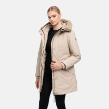 Marikoo Calistaa Damen Parka Light Taupe Gr&ouml;&szlig;e XS - Gr.34