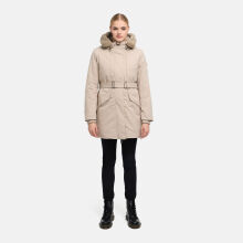 Marikoo Calistaa Damen Parka Light Taupe Gr&ouml;&szlig;e S - Gr.36