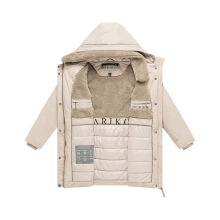 Marikoo Calistaa Damen Parka Light Taupe Gr&ouml;&szlig;e L - Gr.40