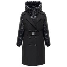 Navahoo City-Glow Damen Trenchcoat Schwarz Gr&ouml;&szlig;e XS - Gr.34