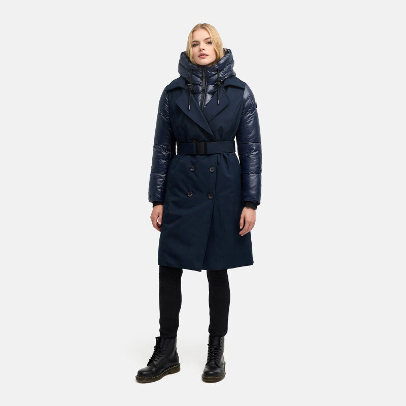 Navahoo City-Glow Damen Trenchcoat Navy
