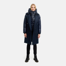 Navahoo City-Glow Damen Trenchcoat Navy Gr&ouml;&szlig;e XXL - Gr.44