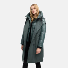 Navahoo City-Glow Damen Trenchcoat Stone Green Gr&ouml;&szlig;e S - Gr.36