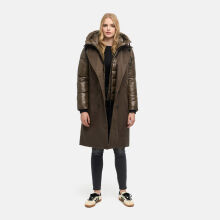 Navahoo City-Glow Damen Trenchcoat Dark Green Gr&ouml;&szlig;e XS - Gr.34