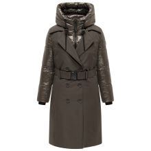 Navahoo City-Glow Damen Trenchcoat Dark Green Gr&ouml;&szlig;e XS - Gr.34