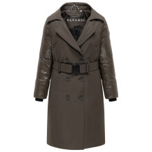 Navahoo City-Glow Damen Trenchcoat Dark Green Gr&ouml;&szlig;e XS - Gr.34
