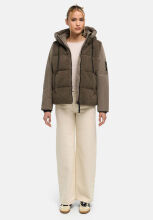 Marikoo Elidee Damen Teddyplüsch Jacke