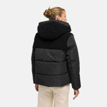 Marikoo Elidee Damen Teddypl&uuml;sch Jacke Schwarz Gr&ouml;&szlig;e L - Gr.40