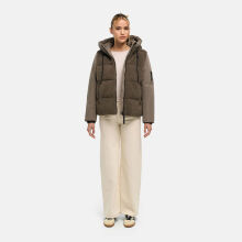 Marikoo Elidee Damen Teddypl&uuml;sch Jacke Stone Brown Gr&ouml;&szlig;e XL - Gr.42