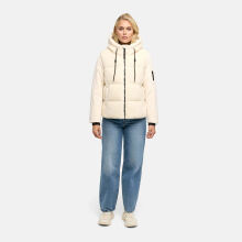 Marikoo Elidee Damen Teddypl&uuml;sch Jacke Cream Gr&ouml;&szlig;e XS - Gr.34