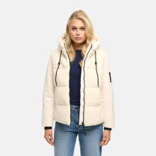 Marikoo Elidee Damen Teddypl&uuml;sch Jacke Cream Gr&ouml;&szlig;e XS - Gr.34