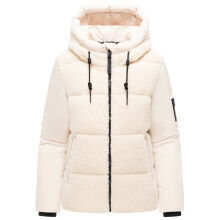 Marikoo Elidee Damen Teddypl&uuml;sch Jacke Cream Gr&ouml;&szlig;e L - Gr.40