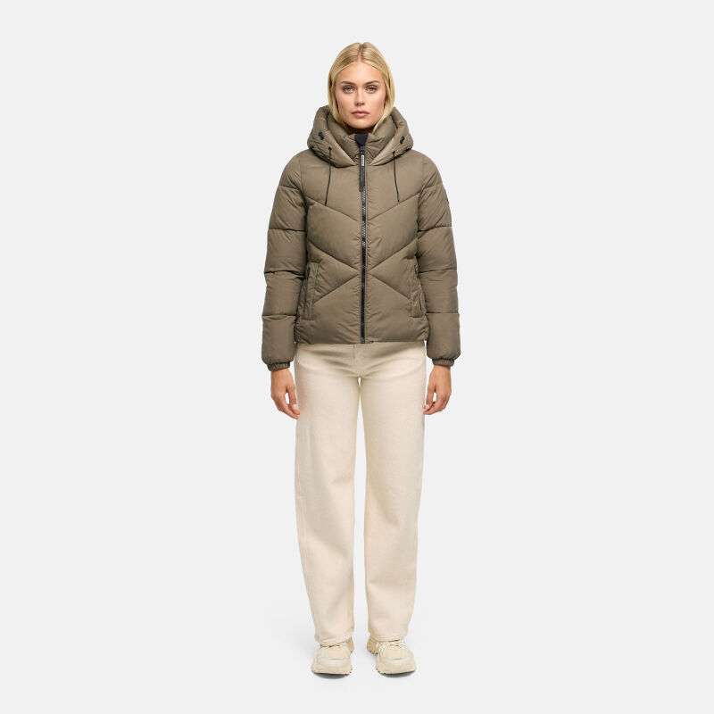 Marikoo Pinaa Damen Steppjacke Stone Brown Gr&ouml;&szlig;e XL - Gr.42