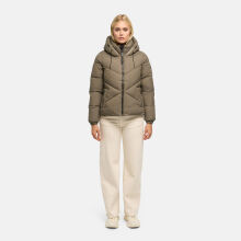 Marikoo Pinaa Damen Steppjacke Stone Brown Gr&ouml;&szlig;e XL - Gr.42