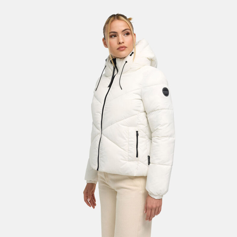 Marikoo Pinaa Damen Steppjacke Offwhite Gr&ouml;&szlig;e M - Gr.38