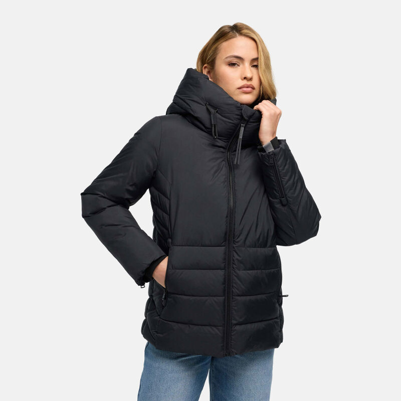 Navahoo Waldengel Damen Steppjacke Schwarz