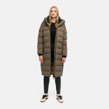Marikoo Harukaa Damen Steppmantel Stone Brown Gr&ouml;&szlig;e S - Gr.36