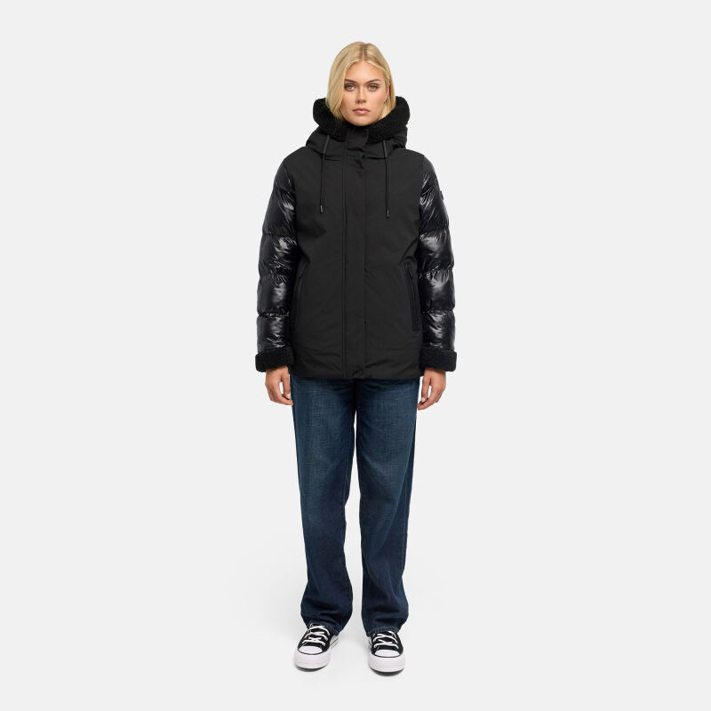 Navahoo Herzschmelz Damen Jacke Schwarz
