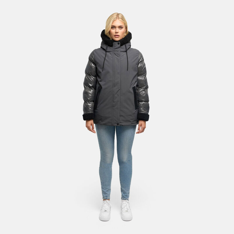 Navahoo Herzschmelz Damen Jacke Anthracite Gr&ouml;&szlig;e XXL - Gr. 44