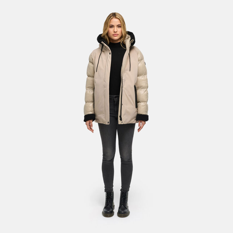 Navahoo Herzschmelz Damen Jacke Light Taupe Gr&ouml;&szlig;e M - Gr. 38