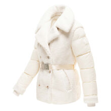 Navahoo Kuschelh&auml;schen Damen Teddy Jacke Mit Futter Offwhite Gr&ouml;&szlig;e XS - Gr.34
