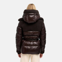 Navahoo Kuschelh&auml;schen Damen Teddy Jacke Mit Futter Choco Gr&ouml;&szlig;e S - Gr.36