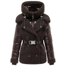 Navahoo Kuschelh&auml;schen Damen Teddy Jacke Mit Futter Choco Gr&ouml;&szlig;e S - Gr.36