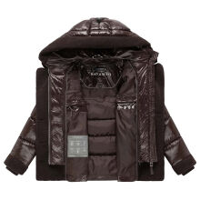 Navahoo Kuschelh&auml;schen Damen Teddy Jacke Mit Futter Choco Gr&ouml;&szlig;e M - Gr.38