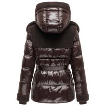 Navahoo Kuschelh&auml;schen Damen Teddy Jacke Mit Futter Choco Gr&ouml;&szlig;e L - Gr.40