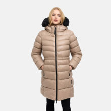 Navahoo Lumeiaa Damen Steppmantel Taupe Grey Gr&ouml;&szlig;e XL - Gr.42