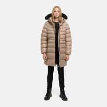 Navahoo Lumeiaa Damen Steppmantel Taupe Grey Gr&ouml;&szlig;e XXL - Gr.44