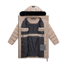 Navahoo Lumeiaa Damen Steppmantel Taupe Grey Gr&ouml;&szlig;e XXL - Gr.44