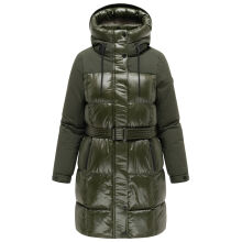 Navahoo Mandelkuss Damen Steppmantel Dark Olive Gr&ouml;&szlig;e XS - Gr.34