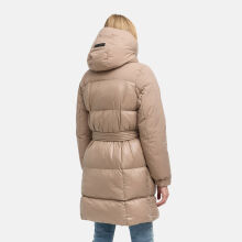 Navahoo Mandelkuss Damen Steppmantel Taupe Grey Gr&ouml;&szlig;e XS - Gr.34