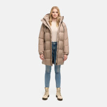 Navahoo Mandelkuss Damen Steppmantel Taupe Grey Gr&ouml;&szlig;e L - Gr.40