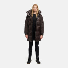 Navahoo Mandelkuss Damen Steppmantel Choco Gr&ouml;&szlig;e L - Gr.40
