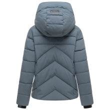 Marikoo Naanda Damen Steppjacke Blue Grey Gr&ouml;&szlig;e M - Gr.38