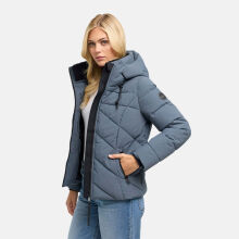 Marikoo Naanda Damen Steppjacke Blue Grey Gr&ouml;&szlig;e L - Gr.40