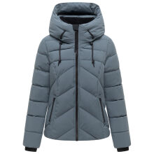 Marikoo Naanda Damen Steppjacke Blue Grey Gr&ouml;&szlig;e L - Gr.40